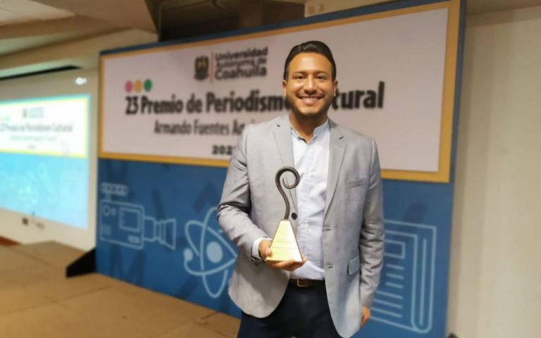 Reconocen a egresado de UDGVirtual con Premio de Periodismo Cultural en Coahuila