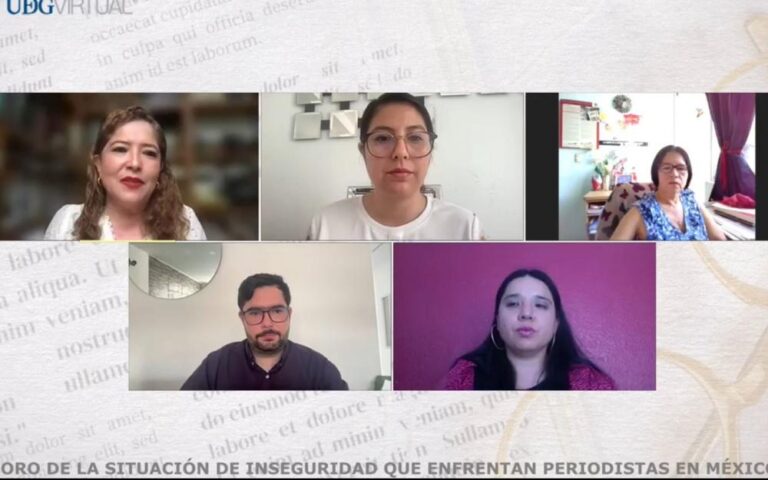 Organizan foro virtual sobre inseguridad de periodistas en México